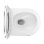 OMNIRES - Závesné WC OTTAWA SILENT POWER™ so sedadlom soft-close, 49 x 37 cm, matná biela OTTAWASPMWBM