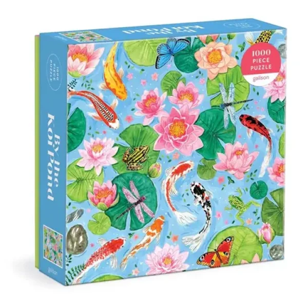 Galison Puzzle Rybníček s Koi kapry