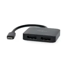 Nedis Adaptér USB-C (M) - 2x DisplayPort (F) 0.20 m čierna (CCGB64375BK02)