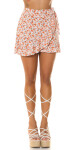 Sexy Highwaist Skorts with flower print navy S/M