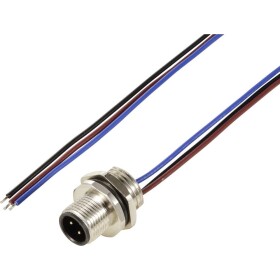 TRU COMPONENTS Vestavná zástrčka pre čidlo/aktuátor, TC-12833204, piny: 3, 0.5 m, 1 ks; TC-12833204