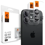 Spigen Glass TR EZ Fit Optik Pro 2 Pack ochranné sklo na šošovku fotoaparátu pre Apple iPhone 17 fialová (AGL10127)