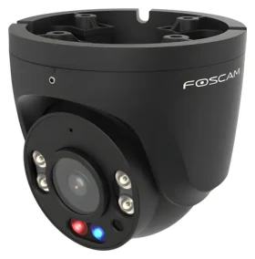 Foscam W5EP čierna / Vonkajšia IP kamera / 5 MPx / PoE / IR 20 m / Detekcia osôb a vozidiel (6954836098998)