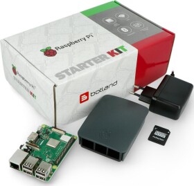 Raspberry Pi Sada Raspberry Pi 3B+ WiFi + 32GB microSD + oficjalne Príslušenstvo}
