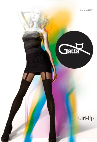 Dámske pančuchové nohavice Gatta Girl-Up nr 01 nero/černá 2-S