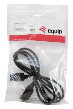 Equip BS 1363 - C13 čierny / Napájací kábel / 2 m / 250 V / 10 A (112300)