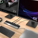 J5create JCD542 / Dokovacia stanica / USB-C / 2x HDMI 4K/30Hz / RJ-45 / 3x USB-A + čítačka kariet (JCD542-N)