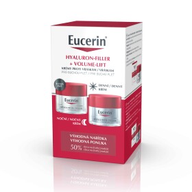 Eucerin HYALURON-FILLER + VOLUME-LIFT Denný krém pre suchú pleť + Nočný krém