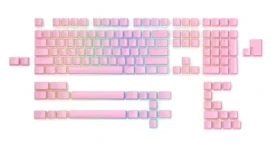 Glorious vymeniteľné klávesy Aura v2 US ružová / 145 ks / US layout / Cherry MX + Gateron + Kailh (GLO-KC-AURA2-P)