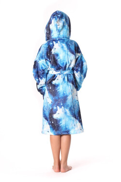 Detský župan Lupo s kapucňou - Vestis dětské č.128