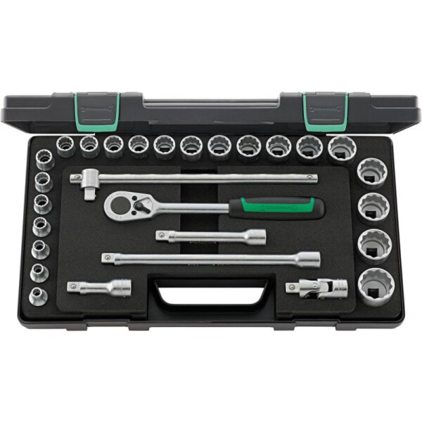 Stahlwille 50/22/6 KN súprava nástrčných kľúčov, 1/2 (12.5 mm), 96031407; 96031407