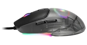 Tracer GAMEZONE NEON čierna / herná optická myš / 12400 DPI / USB / 6 hr. + koliesko / LED podsvietenie / 1.4 m (TRAMYS47400)