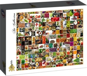 GRAFIKA Puzzle Koláž: Kuchyňa vo farbách