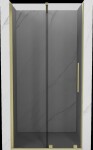 MEXEN/S - Velár posuvné sprchové dvere 110, grafit, zlatá kartáčovaná 871-110-000-41-55