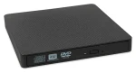 Ibox IED03 čierna / Externá DVD mechanika / USB-C / DVD±RW / CD 24x (IED03)
