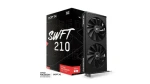 XFX SPEEDSTER SWFT 210 RX 7600 CORE EDITION / 1720-2655 MHz / 8GB D6 / 128-bit / 1x HDMI + 3x DP / 165W (8) (RX-76PSWFTFY)