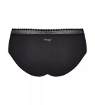 Dámske nohavičky GO Ribbed R Hipster C2P - BLACK - black 0004 - SLOGGI BLACK M