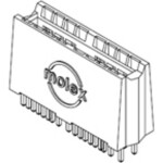 Molex zásuvkové puzdro na dosku 457190004 1 ks; 457190004