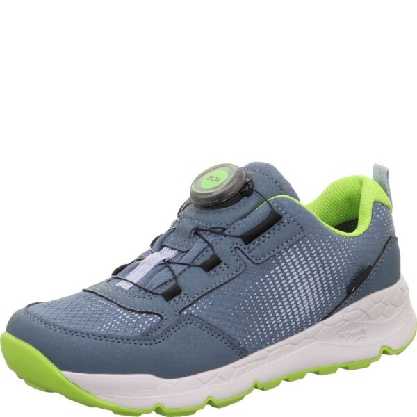 Chlapčenská celoročná obuv FREE RIDE Blue/Light Green GTX BOA, Superfit 1-000569-8000 blue - 34