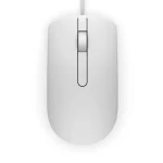 DELL MS116 biela / Optická myš / 1000dpi / 2 tlačidlá + rolovacie koliesko / USB / 1.8 m (570-AAIP)