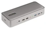 StarTech Dual-Laptop USB-C KVM / Dokovacia stanica / KVM 2 hostiteľa / 2× 4K 60Hz DisplayPort / GbE / 5× USB / PD 90W+45W (129UE-USBC-KVM-DOCK)