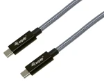 Equip 128428 čierna / Kábel / USB-C - USB-C / 20 Gbit/s / PD 240 W / 3 m (128428)
