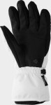 Dámske lyžiarske rukavice 4F H4Z22-RED001 biele Bílá