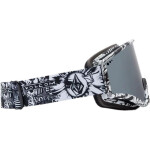 Dámske/pánske lyžiarske okuliare Volcom YAE OP ART/SILVER CHROME s UV ochranou pre snowboard Grey (VG0722318) Jedna velikost