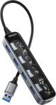Deltaco DELTACO USB-A-Hub m. 4x USB 5 Gbit/s transparent