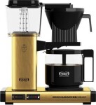 Moccamaster KBG 741 mosadz / Kávovar na prekvapkávanú kávu / 1520 W / 1.25 l (Brushed Brass Select)