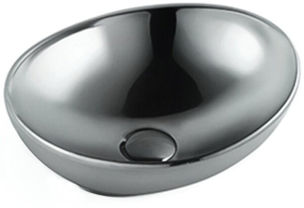 MEXEN - ELZA umývadlo na dosku 40x33 cm Silver 21014087