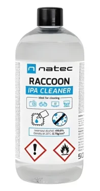 Natec Raccoon IPA Cleaner / Čistiaci prostriedok / izopropylalkohol 99,8% / 500 ml (NSC-2453)