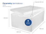 Termoboxy CZ & SK Polystyrénový termobox 113L/89kg