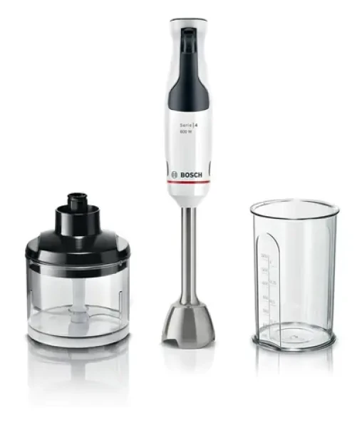 BOSCH MSM4W220 biela / Tyčový mixér / 600 W / sekáčik / AntiSplash (MSM4W220)