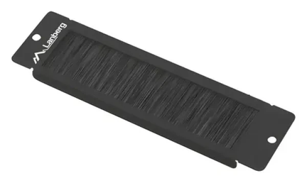 Lanberg AK-1104-B čierny / Kefový panel / pre 10" nástenné rozvádzače (AK-1104-B)