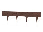 Palisádový obrubník – Stone Palisade, hnedá 3,12 m (balenie 4 ks o dĺžke 0,78 m)