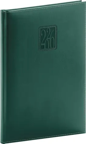 NOTIQUE Týždenný diár Panama 2026, zelený, 15 x 21 cm (PGD-TA5PA-6389)