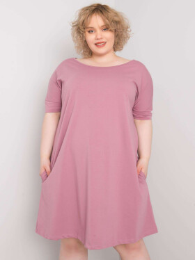 Dámske šaty SK 6639.02X staroružové - FPrice 2XL