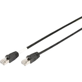 Digitus DK-1644-050/BL-OD RJ45 sieťové káble, prepojovacie káble CAT 6 S/FTP 5.00 m čierna odolný proti UV žiareniu, krútené páry 1 ks; DK-1644-050/BL-OD