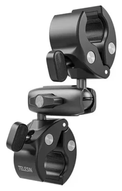 Telesin GP-HBM-001-D / Držiak na motorku a bicykel pre športové kamery / 360° / hliníkový (GP-HBM-001-D)