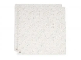Jollein Plienky zavinovacie 2 ks 115x115 cm Elephant Tales (535-852-68110)
