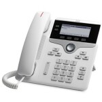 Cisco CP-7821-W-K9= systémový telefón, VoIP LCD displej biela; CP-7821-W-K9=