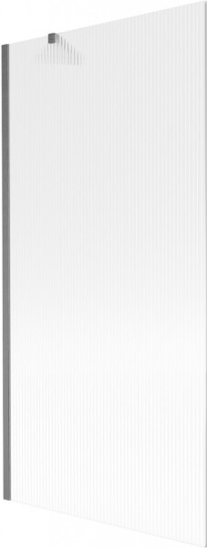 MEXEN/S - Next vaňová zástena FIX 90 x 150, prúžky, grafit kartáčovaná 895-090-000-00-09-66