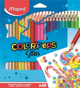 Maped Pastelky trojboké Color#39;Peps 48ks (25388)