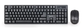 Gembird KBS-W-01 / bezdrôtový set myš + klávesnica / US layout / čierna (KBS-W-01)