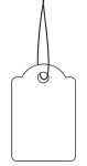 Herma Závesné etikety so špagátom červené / Etiketa / 32x50 mm / 1000 ks (6918)