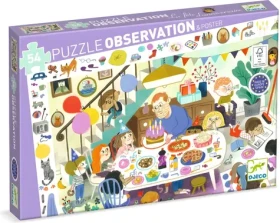 DJECO Puzzle Observation: Narodeninová párty