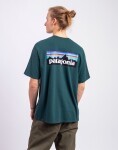 Patagonia M's P-6 Logo Responsibili-Tee Cascade Green S