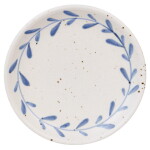 Strömshaga Kameninový tanier Viola Leaf Blue 26 cm