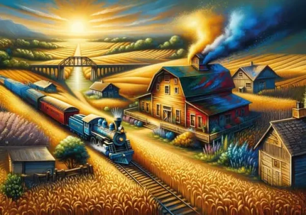 ART PUZZLE 40260 Puzzle Jesenná cesta